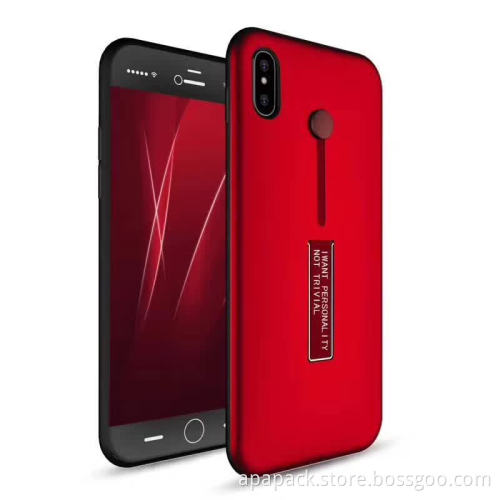 2018 fashion cellphone cases for Iphone X,samsung S8 with kickstand